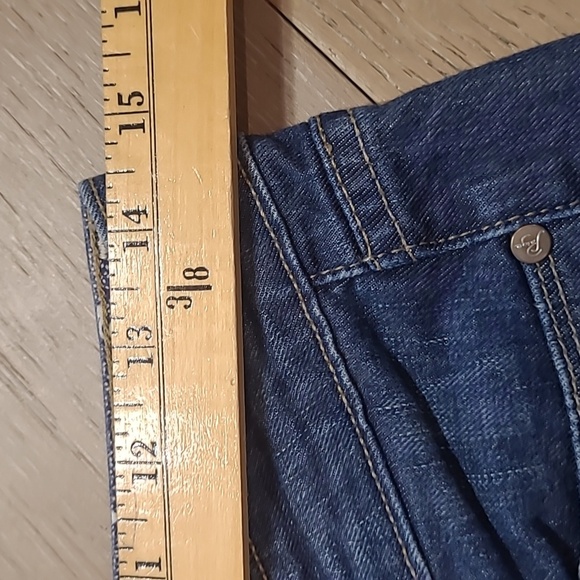 Paige Jeans Women's sz 27 Low Rise Flare Jeans Style # 0102-0047 - Picture 10 of 15